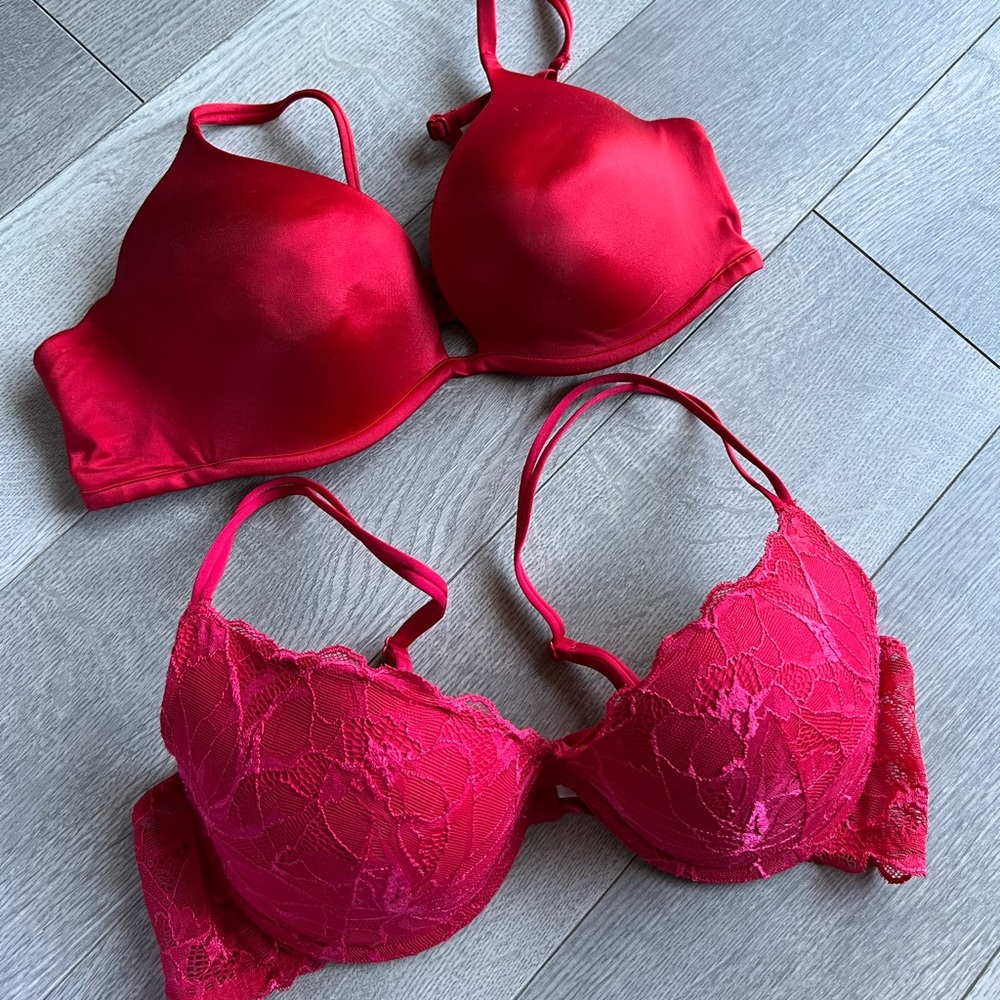 La Senza -  Lace Push Up & Satin Padded Bra Combo